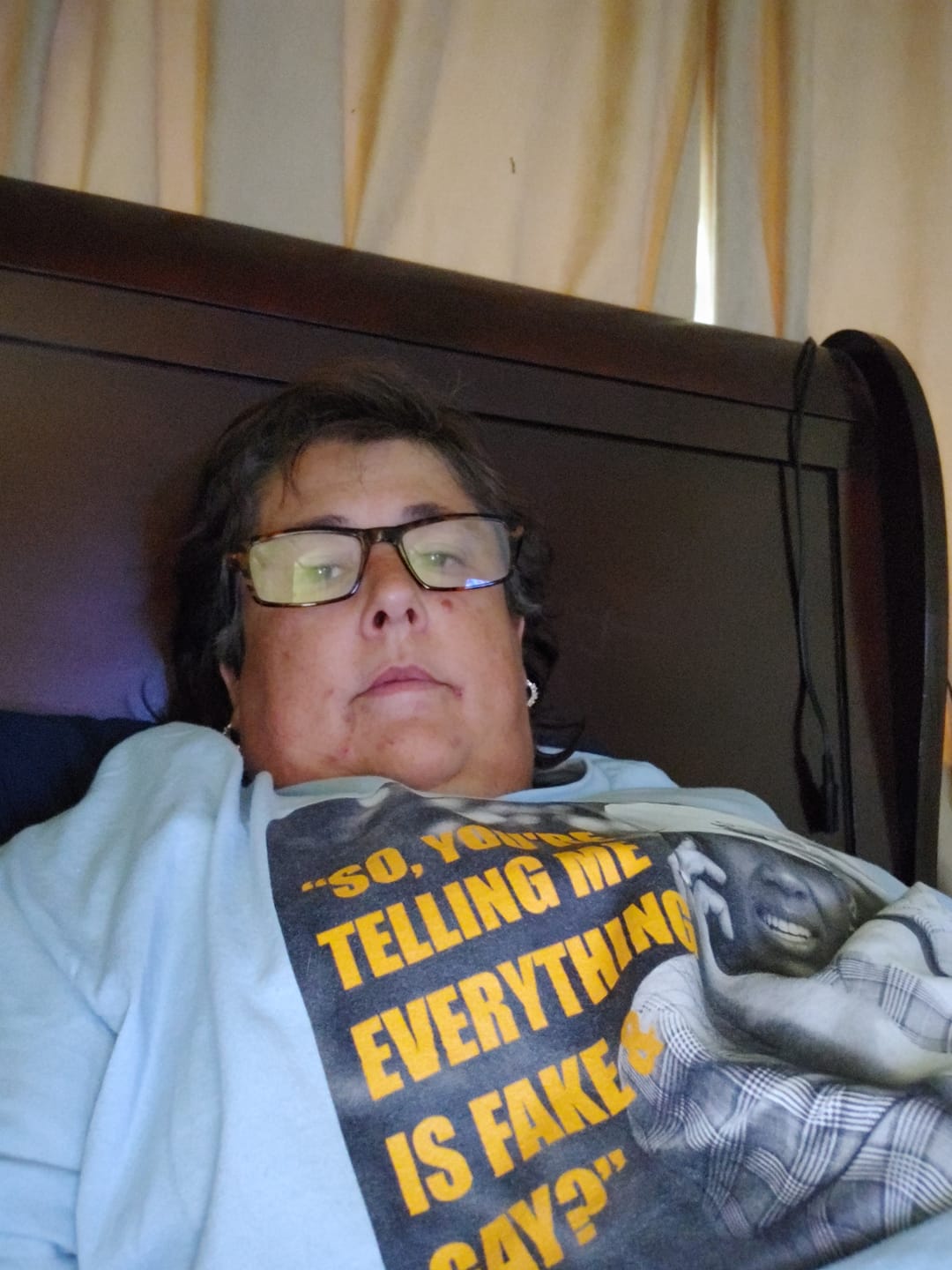 Customer photo review of Fake & Gay T-shirt