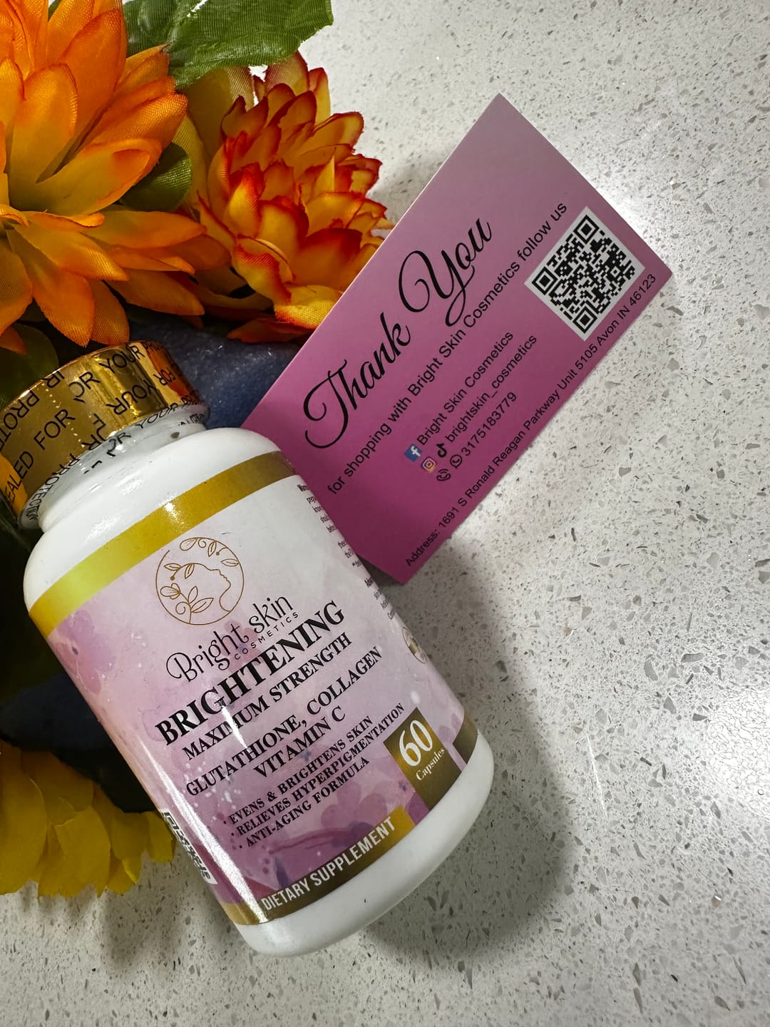Customer photo review of Brightening supplements