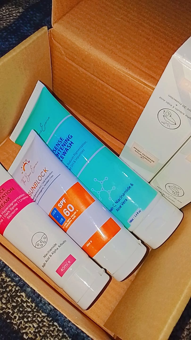 Customer photo review of All Glow Pigmentation Bundle