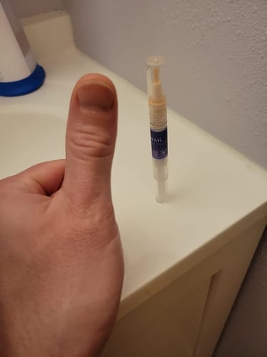 Customer photo review of MyCurePro® · Clears Foot & Hand Fungus · 7 Days
