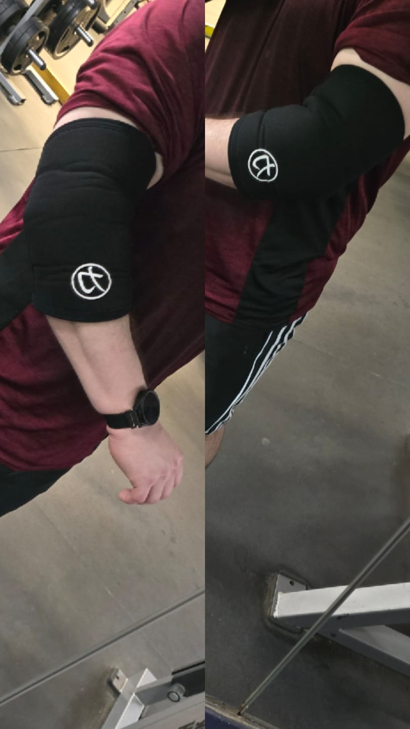 Customer photo review of 7MM Inferno Elbow Sleeves