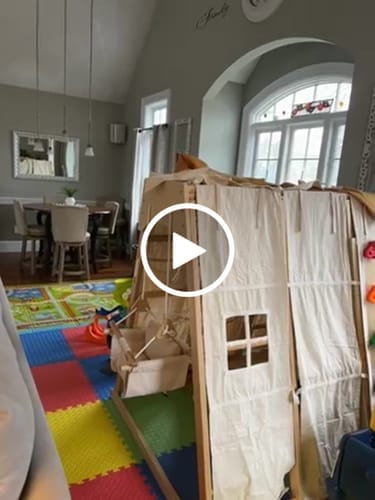 Customer photo review of Magnolia Tent Covering For Magnolia Playset - Climber not Included