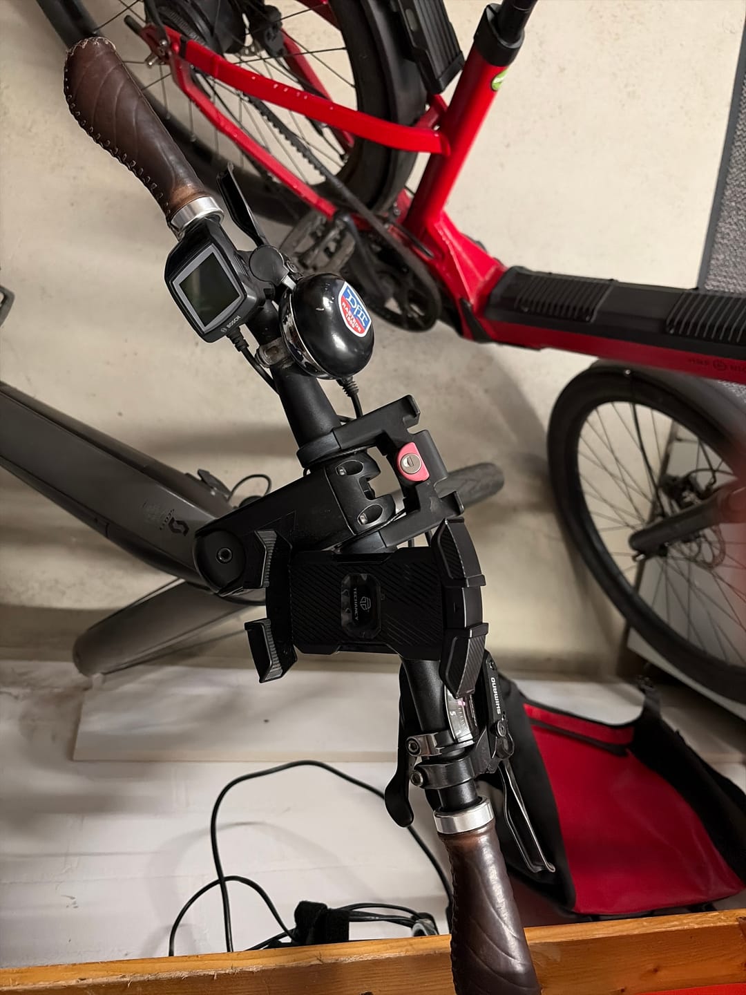 Customer photo review of Velogrip Fahrrad Handyhalterung