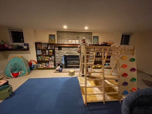 Customer photo review of Magnolia Playset Mat - For Large Magnolia (Climber Not Included)