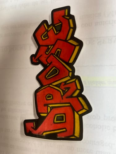 Customer photo review of 150 Custom 3" Laminated Vinyl Stickers