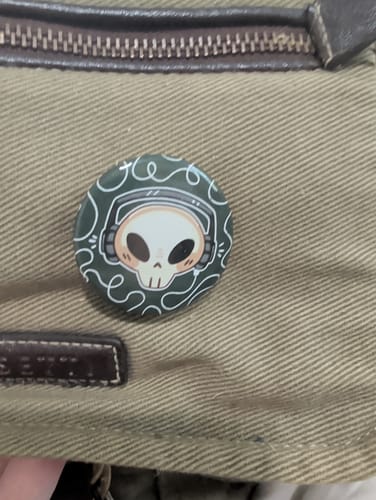 Customer photo review of Cade Skull Buttons