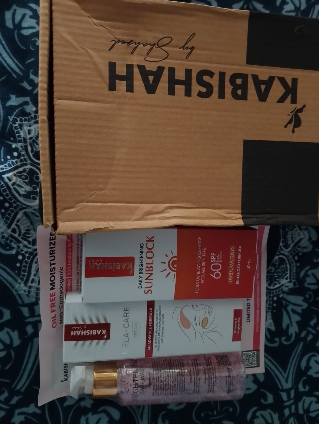 Customer photo review of Melasma Bundle - 24 Hours Protection