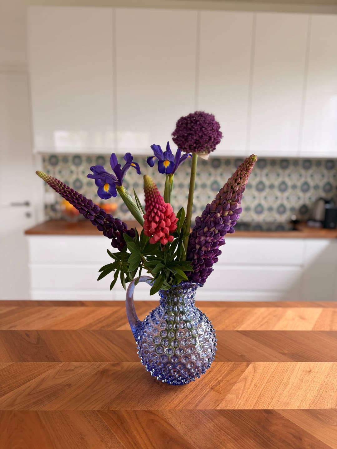 Customer photo review of Lilac Hobnail Jug