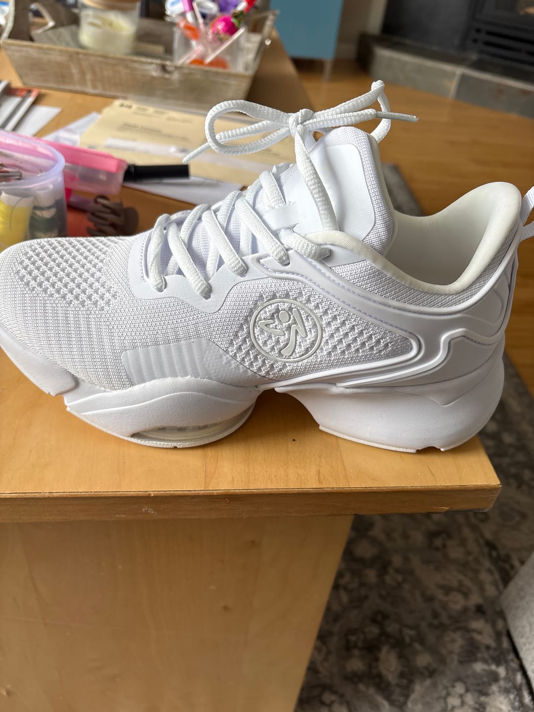 Customer photo review of Zumba Air Stomp Remix II - White