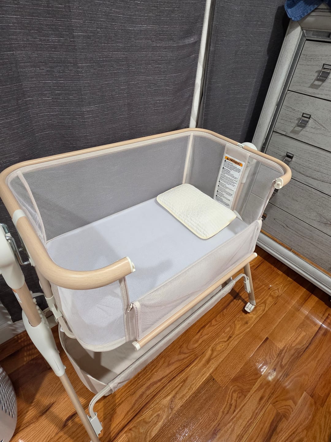 Customer photo review of HARPPA Cuddly Signature | 3-in-1 Rocking Baby Bassinet & Bedside Sleeper with Mattress + Cover (No Sheet)