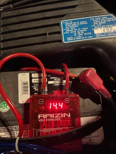 Customer photo review of Universal Car Fuel Saver Voltage Stabilizer