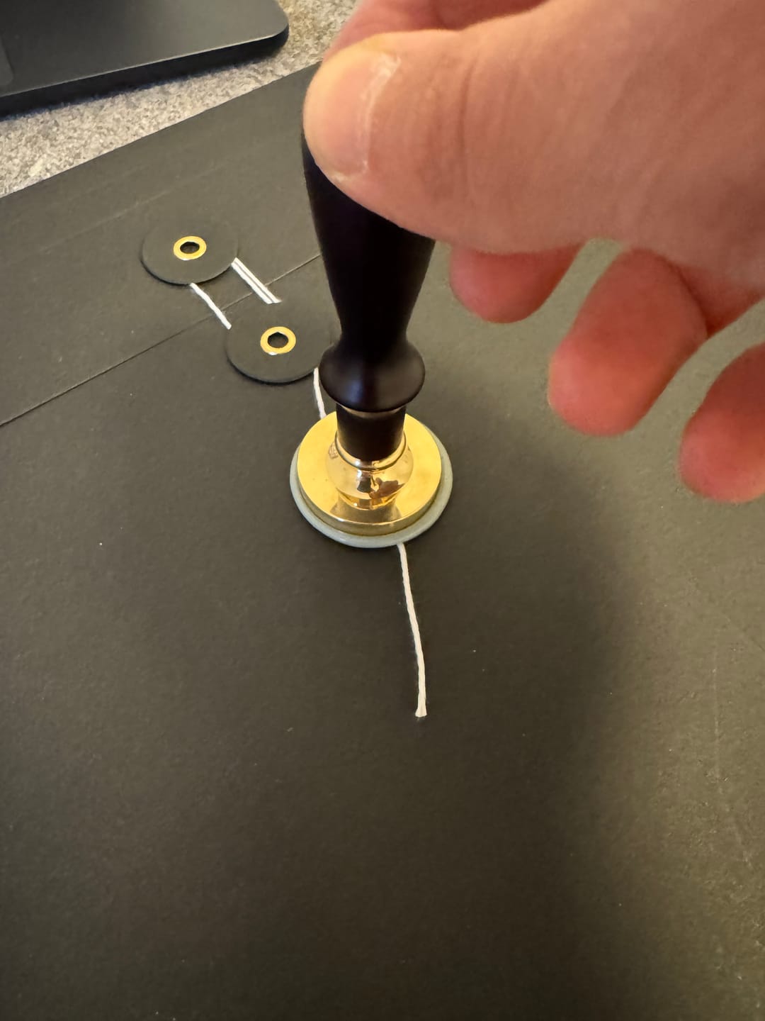 Customer photo review of Siegelstempel mit eigenem Logo