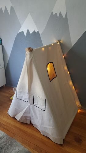 Customer photo review of Tent Covering For Spruce - Baby and Toddler Foldable Swing Set - Swing Set Sold Separately