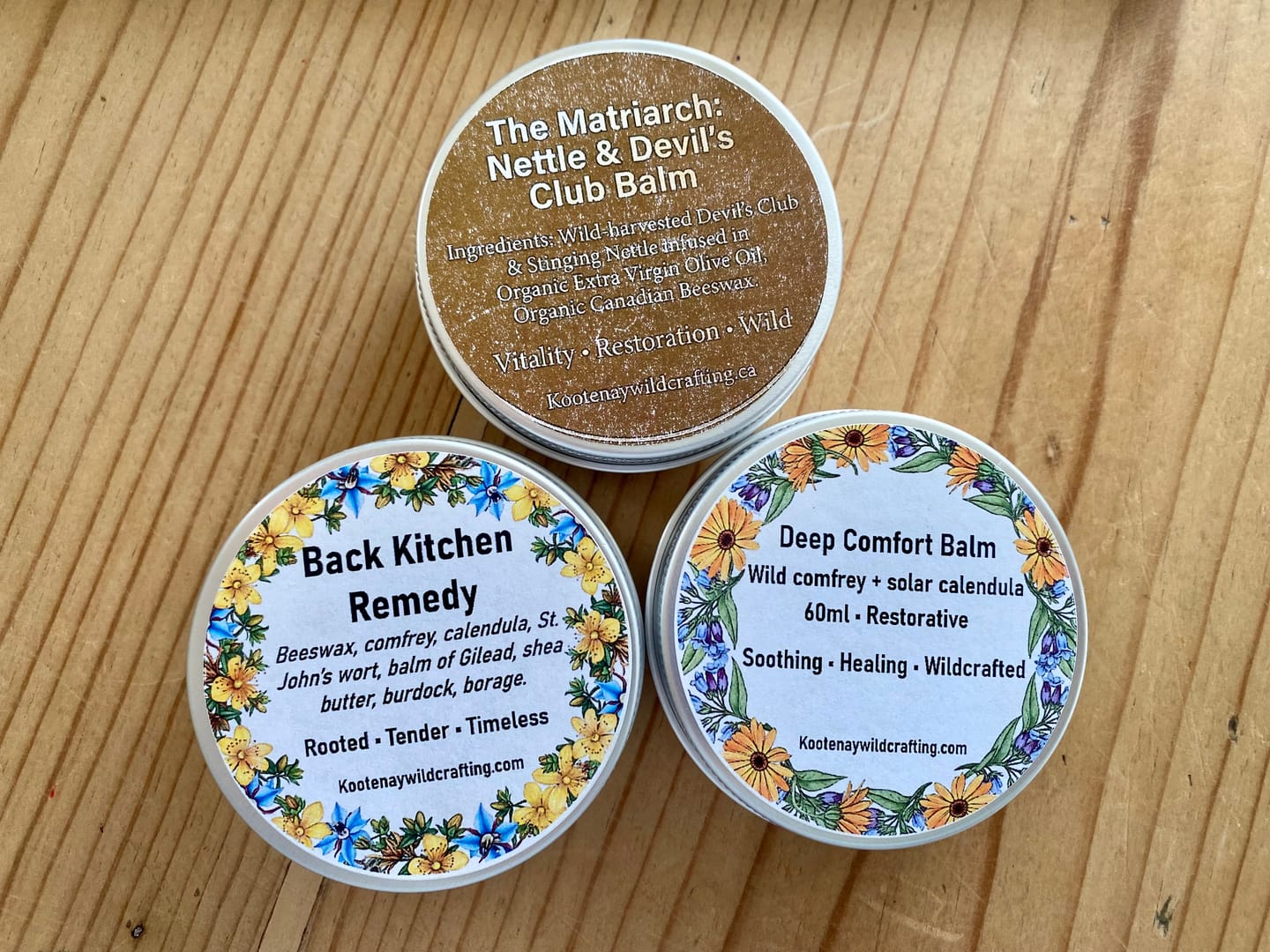 Customer photo review of Deep Comfort Comfrey & Calendula Balm