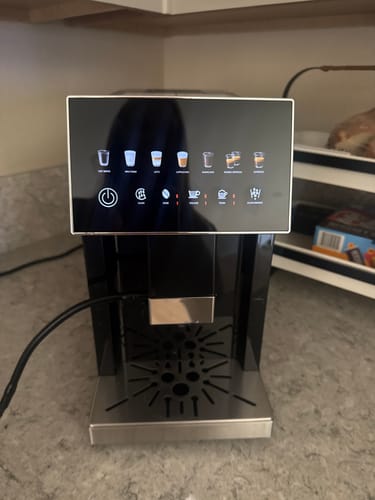 Customer photo review of 20 Bar Super Fully Automatic Coffee Machine with Grinder