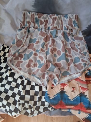 Customer photo review of Camo Shorts