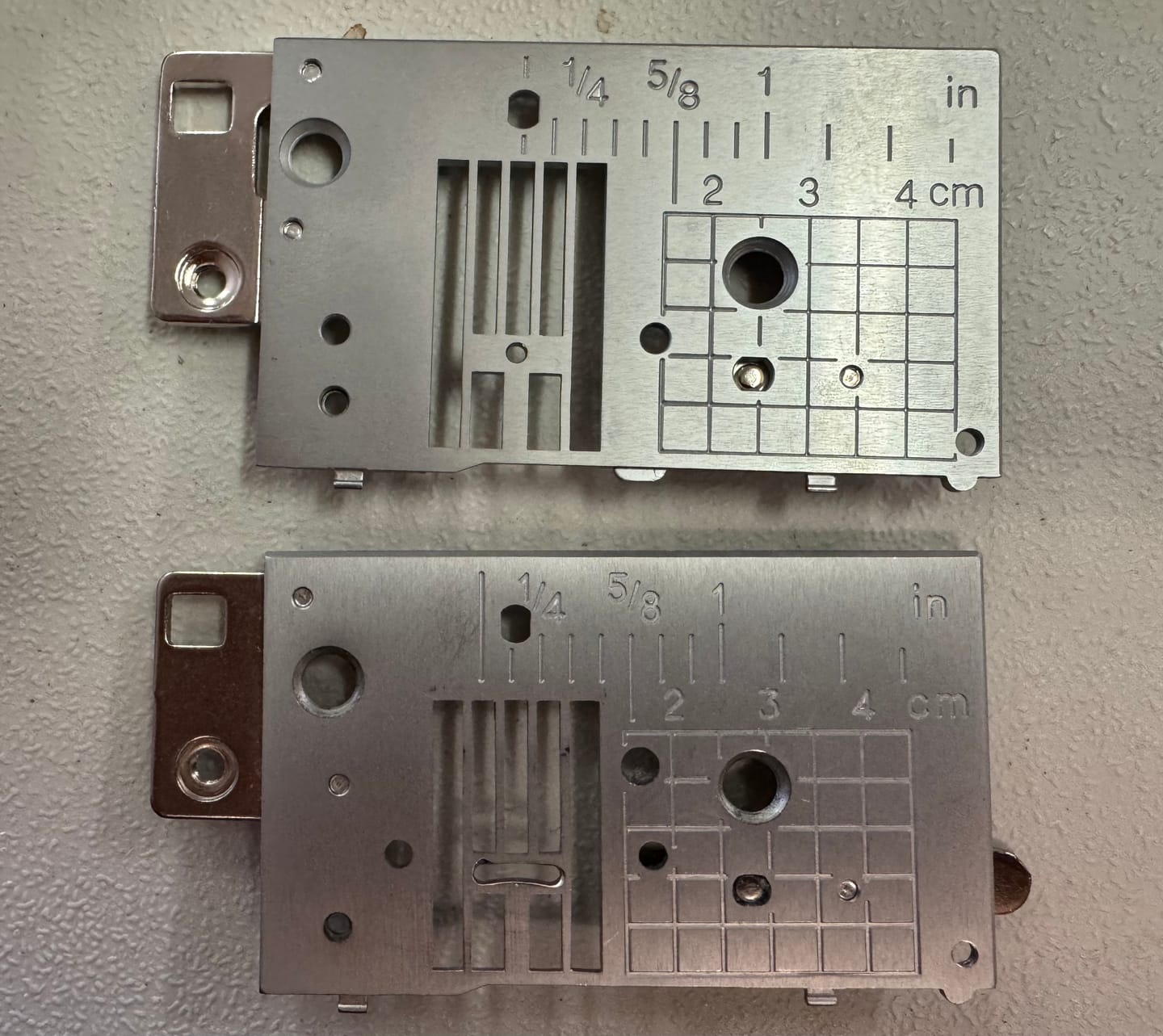 Customer photo review of Straight Stitch Needle Plate, Babylock #XF3076001