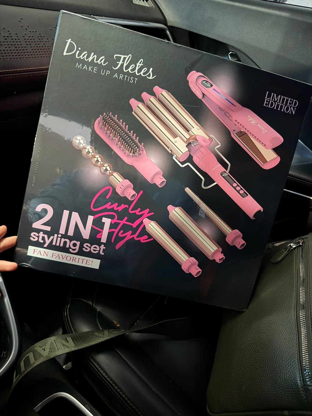 Customer photo review of Set Plancha Profesional Infrarroja + Ferro 6 en 1 Light Pink