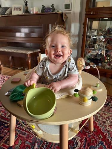 Customer photo review of Aldar Convertible Montessori Activity Table