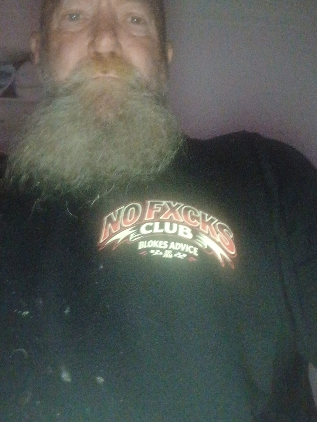 Customer photo review of Zero Fks Tee