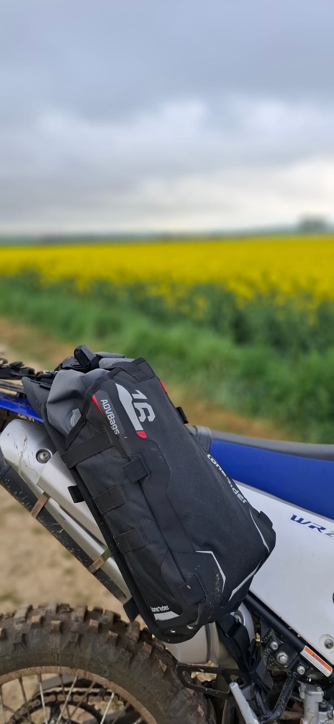 Customer photo review of ADVBags 16 – Rackless Saddle Bags