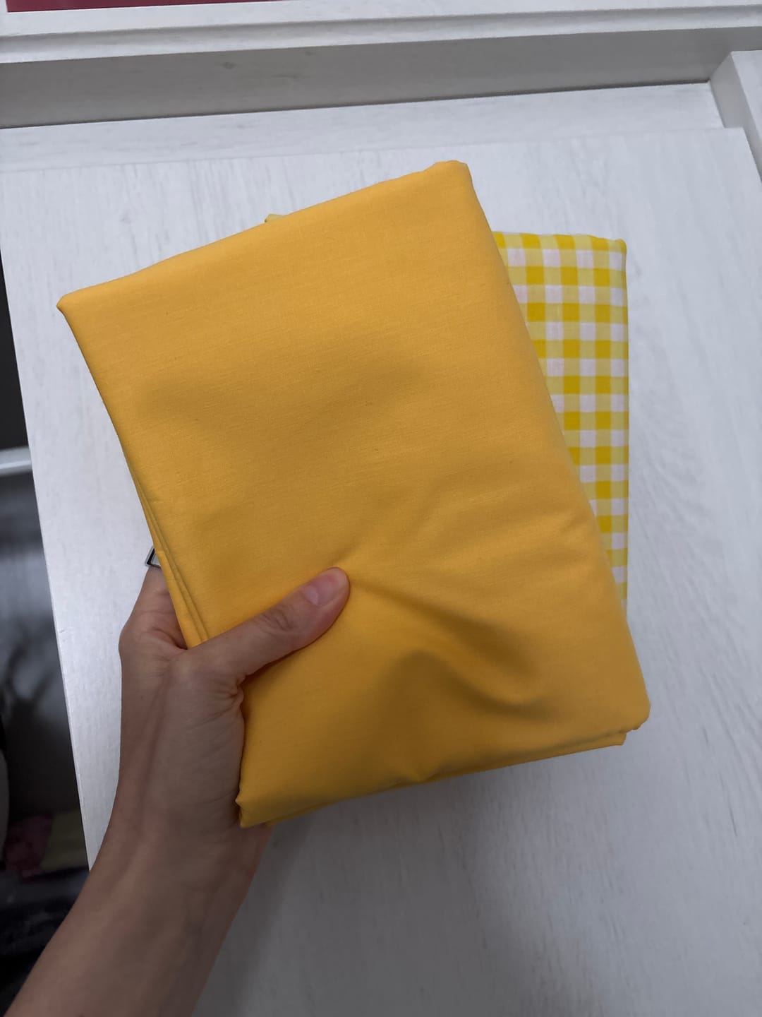 Customer photo review of Plain Polycotton Fabric