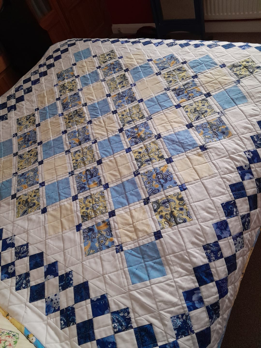 Customer photo review of True Fabrics - Sunshine Blooms - Precut Fabric