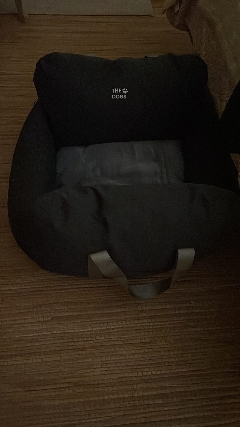 Customer photo review of Asiento Primera Clase THE DOGS — Viajes seguros y cómodos