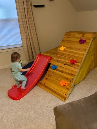 Customer photo review of Palm - 5-in-1 Outdoor and Indoor Playground Playset