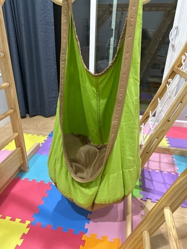 Customer photo review of Sensory Swing for Large Climbers – Soothing Play Add-On (Climber Not Included)