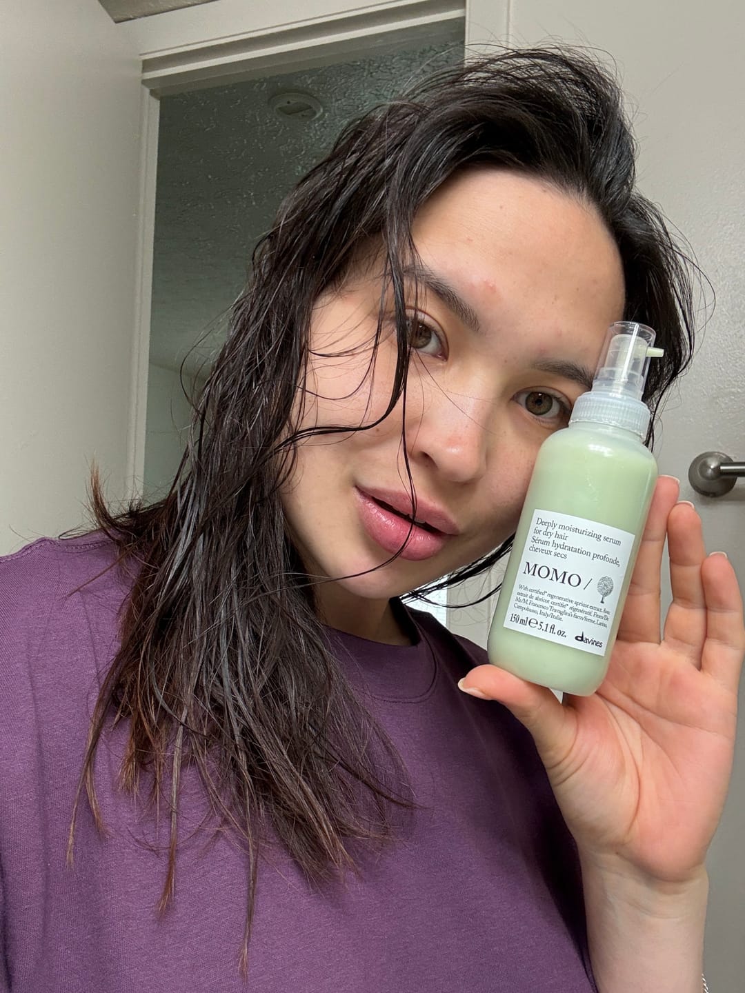 Customer photo review of MOMO Serum