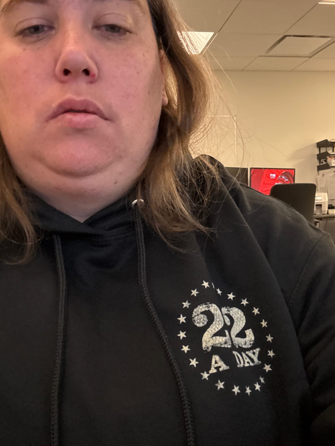 Customer photo review of Too Many - Hoodie