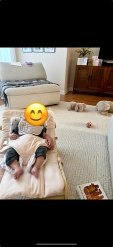 Customer photo review of Hemlock | Adjustable Baby Rocker