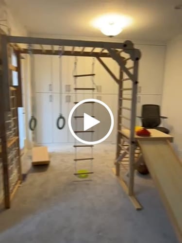 Customer photo review of Grove | Foldable Jungle Gym - Wall Mounted