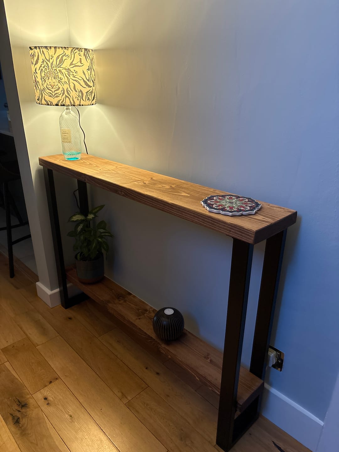 Customer photo review of Console Table with Shelf 22.5cm Depth | 84cm High