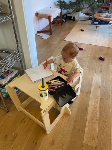 Customer photo review of Date | 4-in-1 Kitchen Tower & Desk