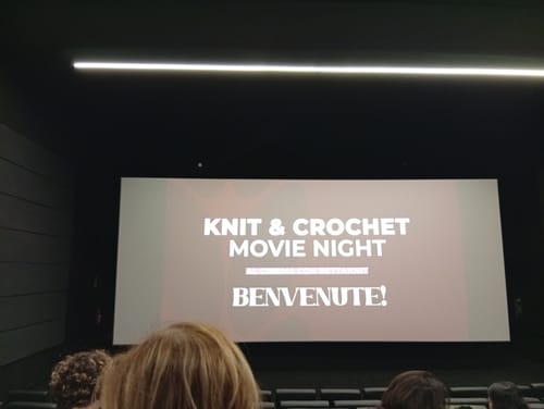 Customer photo review of KNITTING & CROCHET MOVIE NIGHT - ROMA - May 8