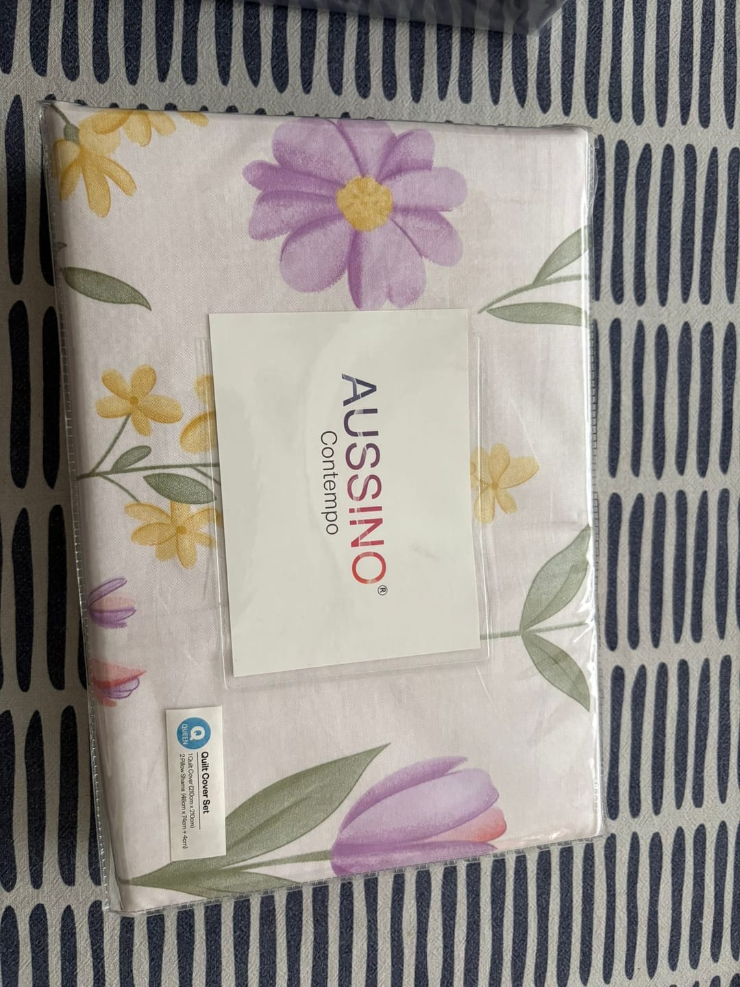 Customer photo review of ⚡ FLASH SALE ⚡ Contempo Yuliana 100% Cotton Quilt Cover Set