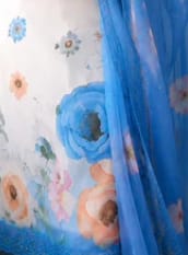 Customer photo review of Soft Cotton Chiffon Designer 3 Piece Suit Set with Dupatta
