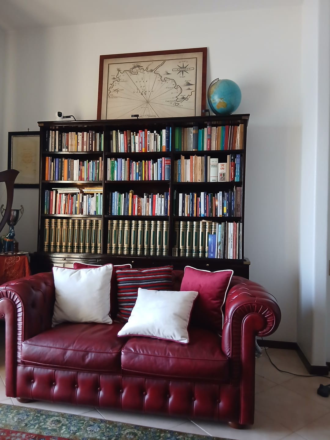 Customer photo review of Old Gulf of Salerno Nautical Chart by Heather, 1802: Amalfi, Soundings