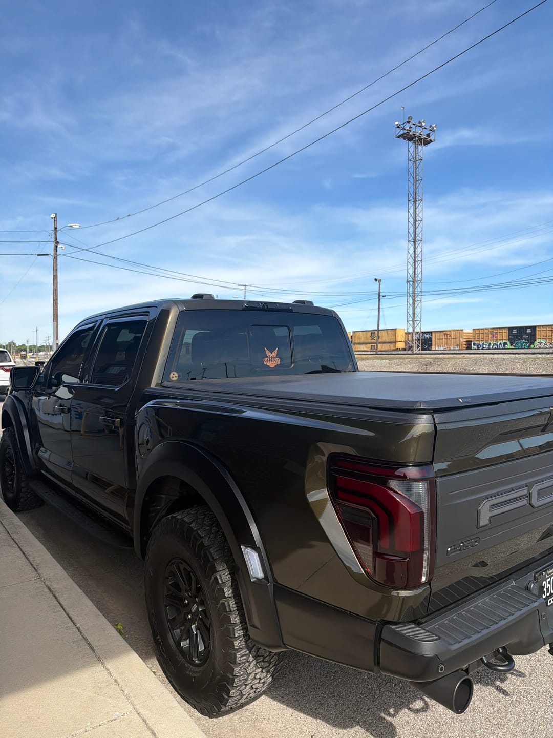 Customer photo review of Shine Supply Decal Bronze 6"