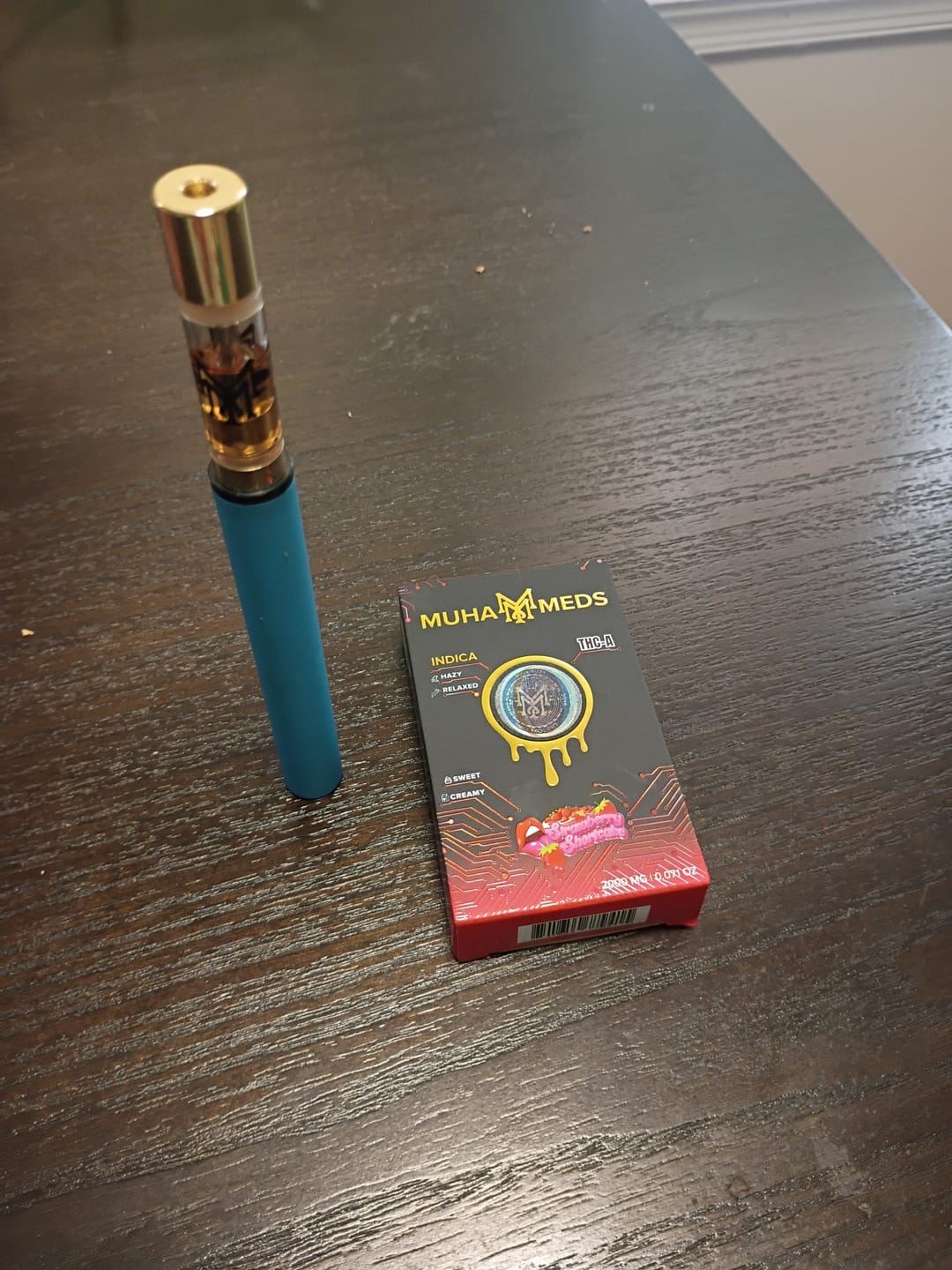 Customer photo review of MUHA Meds THCa 510 Cartridge - 2G