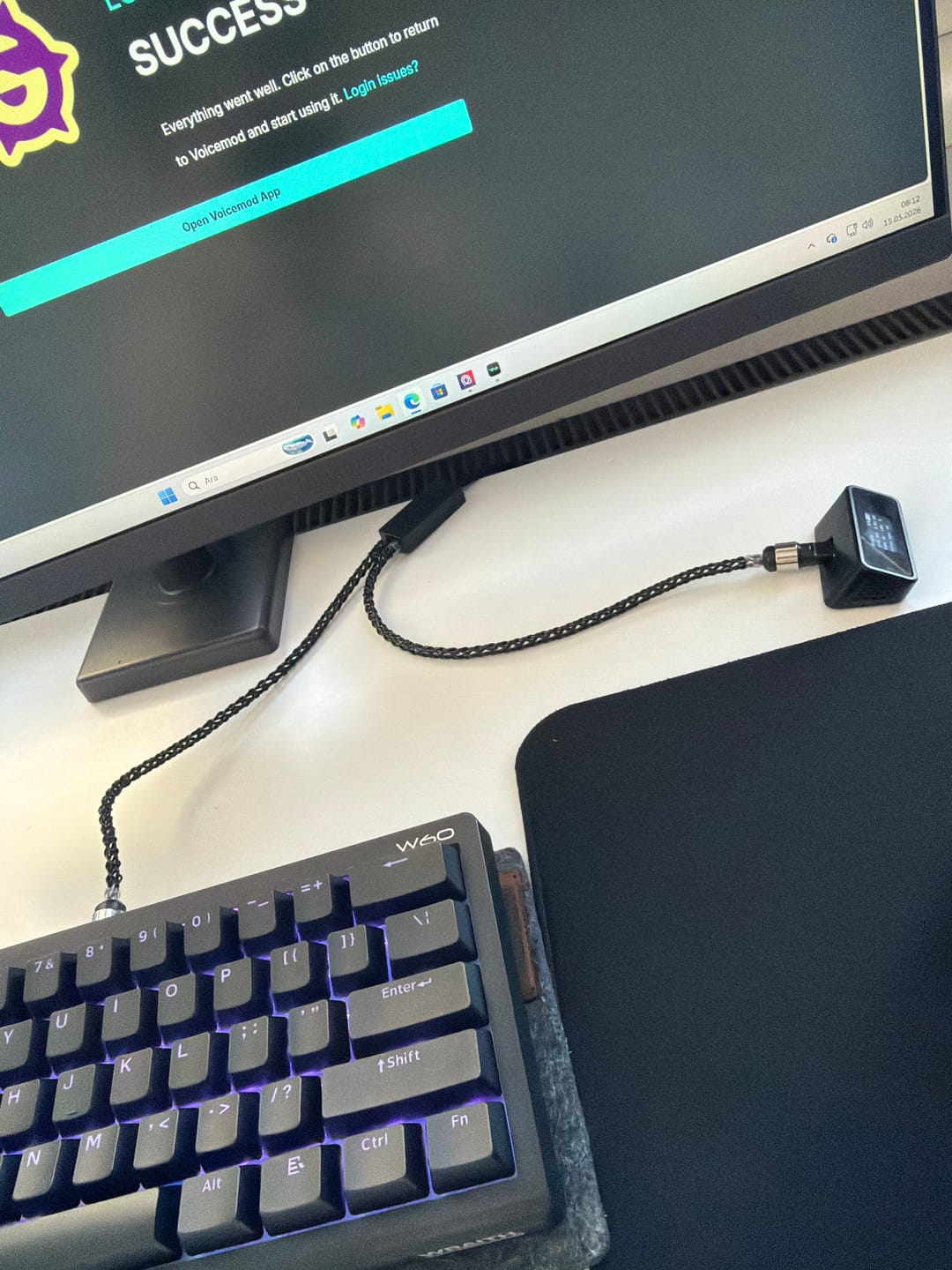 Customer photo review of Wraith Çift Başlıklı Kablo