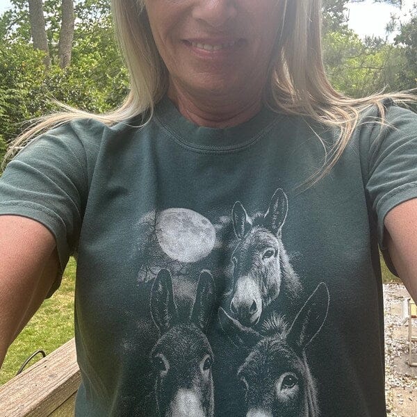 Customer photo review of Donkeys Full Moon Tee
