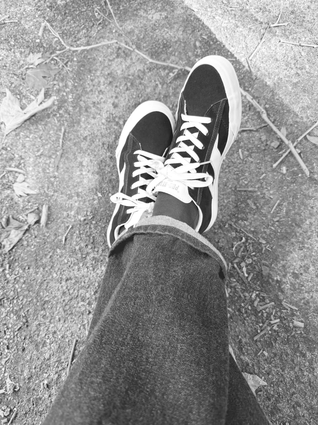 Customer photo review of Royal Classic in Pelle Scamosciata Nero e Bianco