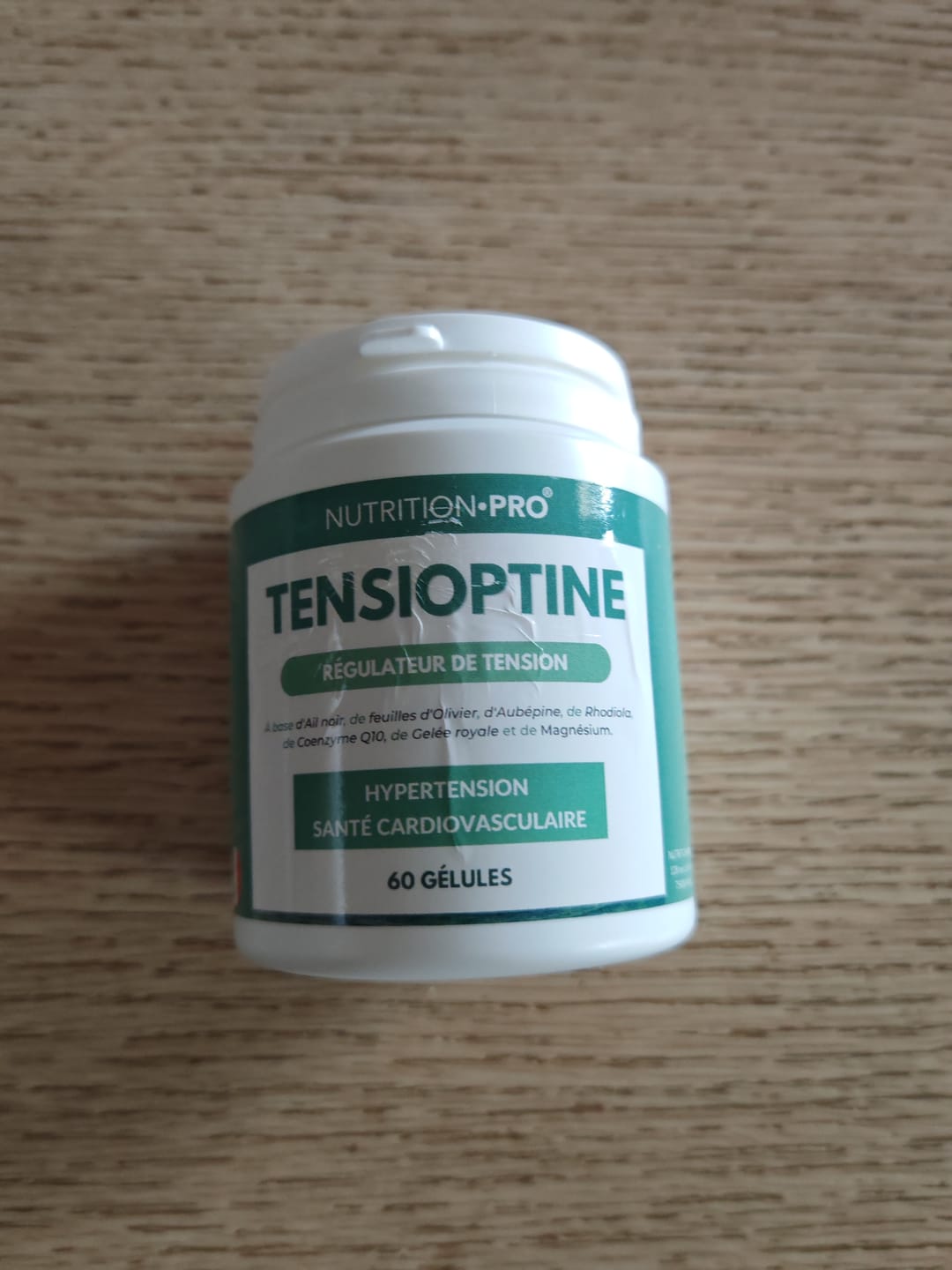 Customer photo review of TENSIOPTINE - 60 GÉLULES