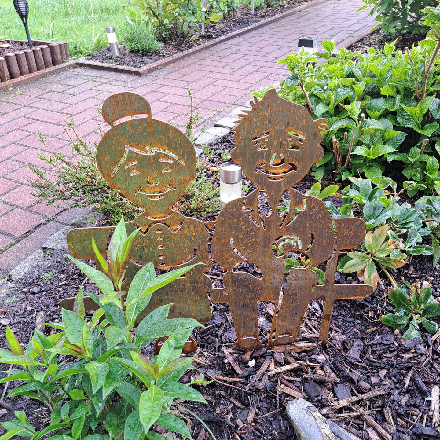 Customer photo review of Gartenstecker Oma & Opa