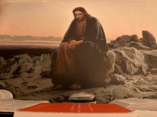 Customer photo review of Christ in the Desert | Iván Kramskói | 1872