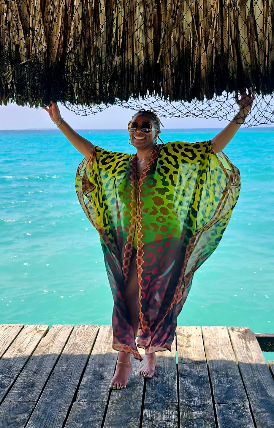 Customer photo review of Nawara Goddess Kaftan