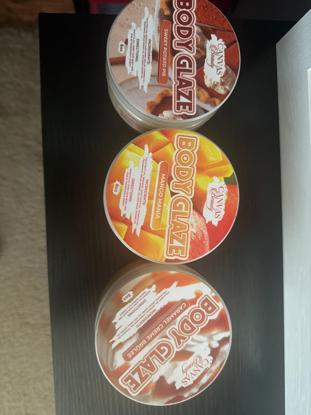 Customer photo review of (NEW) BODY GLAZE: CARAMEL CREME BRULEE